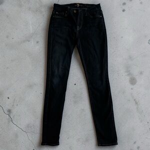 7 For All Mankind Dark Indigo Skinny Jeans